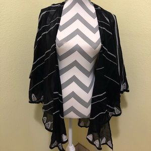 Lucky Brand Accessories - Lucky brand sheer striped kimono Lucky Brand Accessories - Lucky brand sheer striped kimono